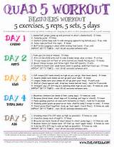 Photos of Workout Exercises Plan