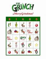 Images of Christmas Bingo Game Cards