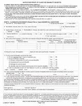 New York State Disability Claim Form Images