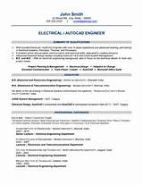 An Electrical Engineer Resume