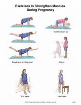 Photos of Exercise Routine During Pregnancy