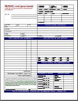 Pictures of Hvac Service Invoice Forms