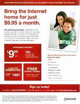 Comcast Internet Low Income Plan Photos