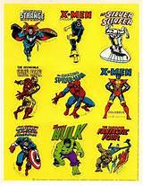 Photos of Marvel Superhero Stickers