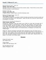 Commercial Insurance Resume