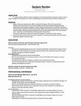 Pictures of Electrical Engineer Resume