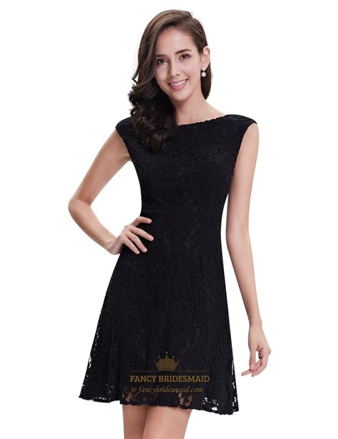 Black Semi Formal Dresses With Sleeves