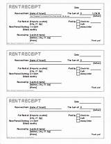 Pictures of Receipt Of Rent Payment