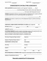 Independent Contractor Agreement Colorado Photos