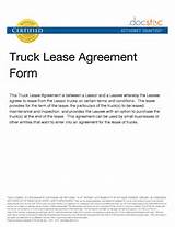Photos of Truck Trailer Lease Agreement