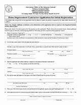 Pictures of Contractor License Application Form