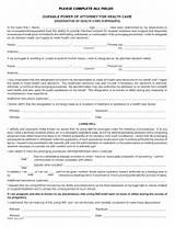Free Power Of Attorney Form Michigan Images