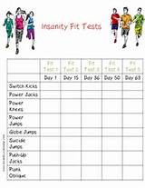 Images of Insanity Workout Fitness Test