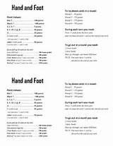 The Card Game Hand And Foot Rules Images