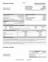 Pictures of Mortgage Statement