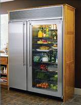 Glass Front Refrigerator Residential Photos