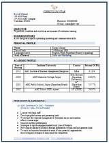 Images of Resume Format For Mba Marketing