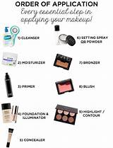 Steps Of Makeup Application Pictures