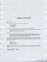 Pictures of Affidavit Of Service Wisconsin