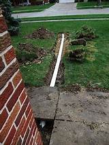 How To Install Drainage Pipe For Downspouts Photos