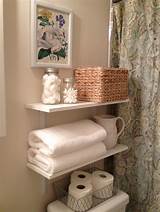 Decorative Shelves For Bathrooms Photos