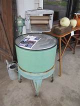 Old Fashioned Washing Machine With Agitator Pictures