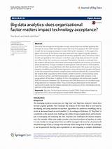 Photos of Organizational Models For Big Data And Analytics