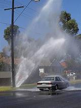 Photos of Main Water Pipe Burst