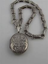 Pictures of Engraved Sterling Silver Locket
