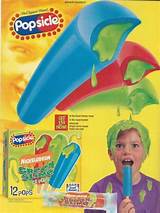 Pictures of Green Slime Ice Pops
