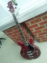 Pictures of Semi Hollow 6 String Bass