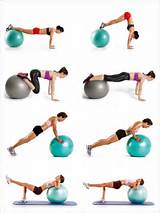 Pictures of Swiss Ball Exercises