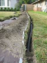 Pictures of Sump Pump Yard Drainage Systems