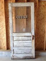Office Door Vintage