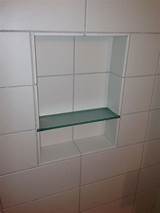 Glass Shelf Shower Pictures
