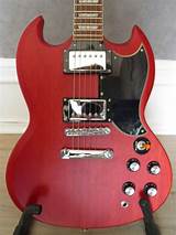 Photos of Epiphone Vintage G 400 Electric Guitar Worn Cherry