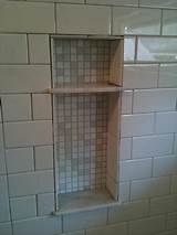 Images of Marble Shower Niche Shelf