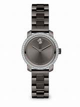 Movado Black Stainless Steel Watch Pictures