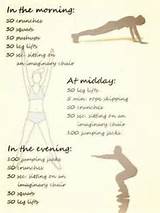 Morning Fitness Exercises Images