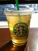 Pictures of Starbucks Iced Green Tea