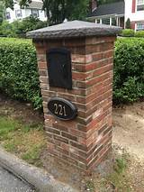 Brick Mailbox Contractors Pictures