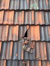 Photos of Broken Roof Tile Repair