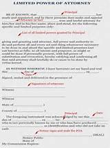 Images of How To Fill Out A Power Of Attorney Form