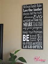 Photos of Personalized Wood Signs Home Decor