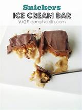 Images of Snickers Ice Cream Bar Recipe