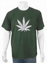 Images of Marijuana Leaf T Shirt