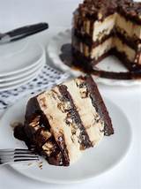 Pictures of Snickers Peanut Butter Brownie Ice Cream Cake