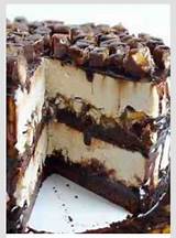 Snickers Peanut Butter Brownie Ice Cream Cake Pictures