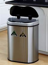 Pictures of 5 Gallon Stainless Steel Trash Can