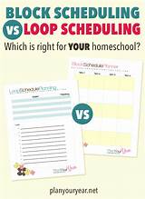 Pictures of Loop Schedule Homeschool